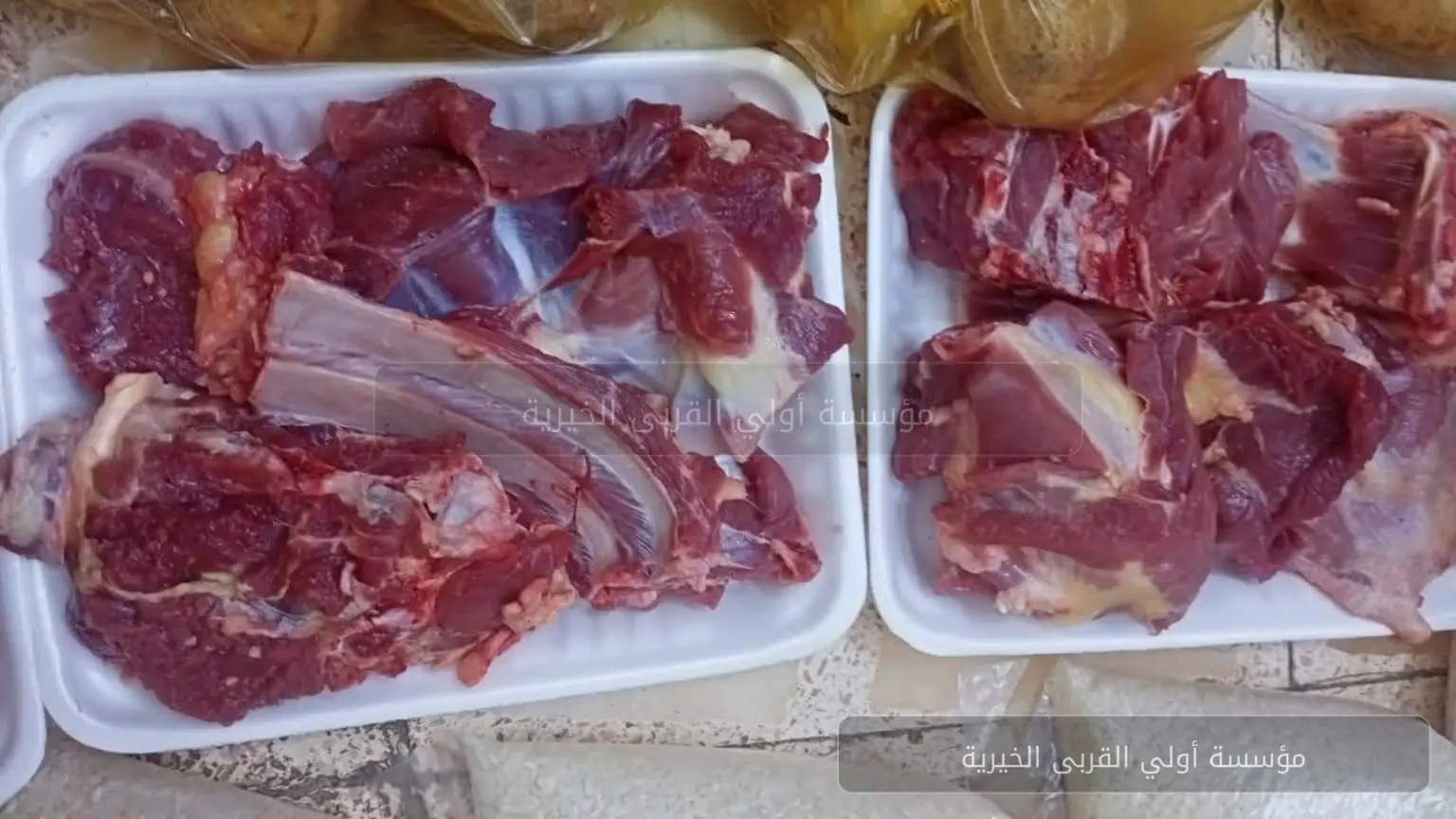 تجهيز وتوزيع لحوم الأضاحي على الأسر الأولى بالرعاية - صورة 2