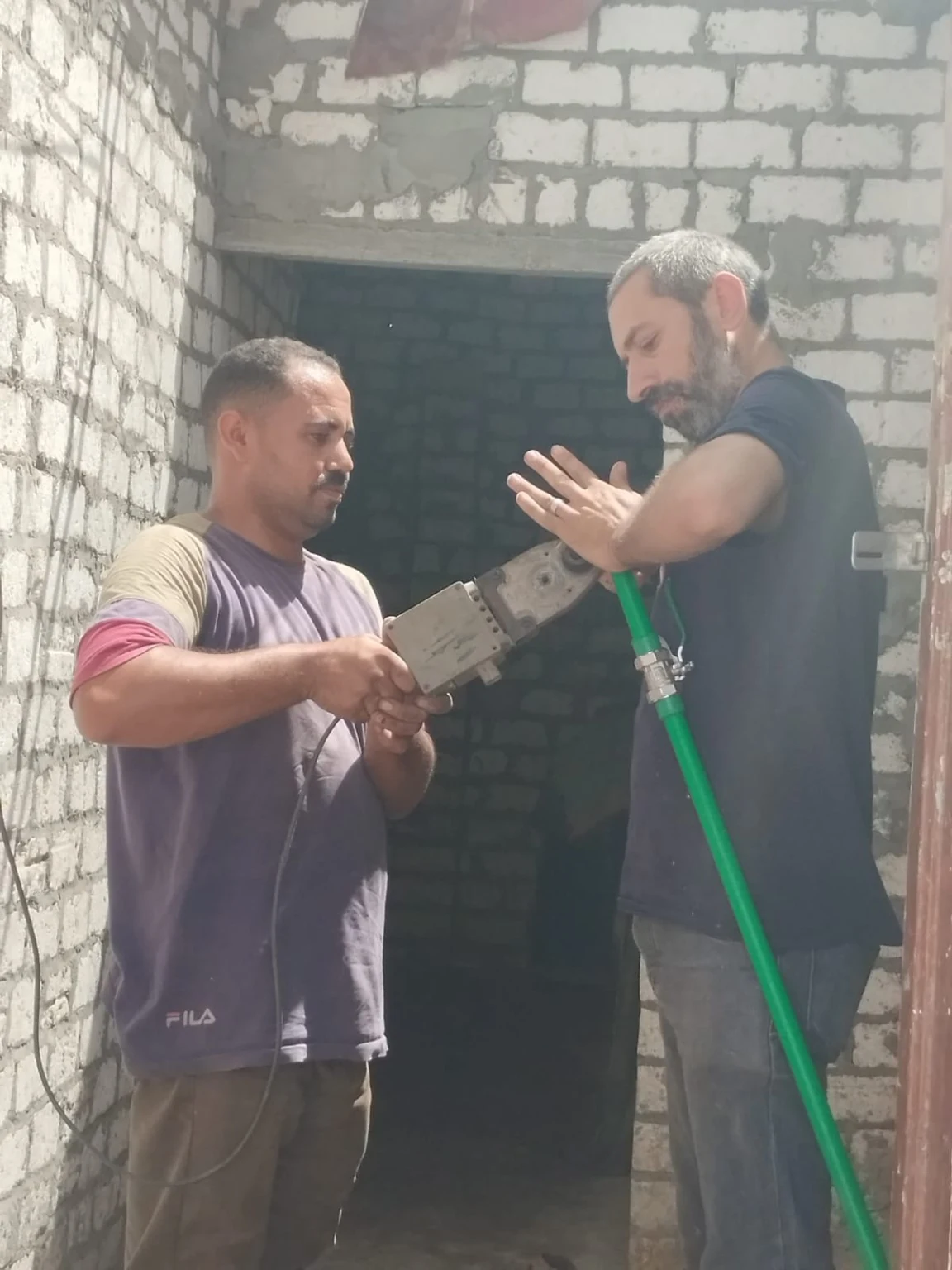 مبادرة توفير عداد مياه مجاني - صورة من أعمال مؤسسة أولي القربى